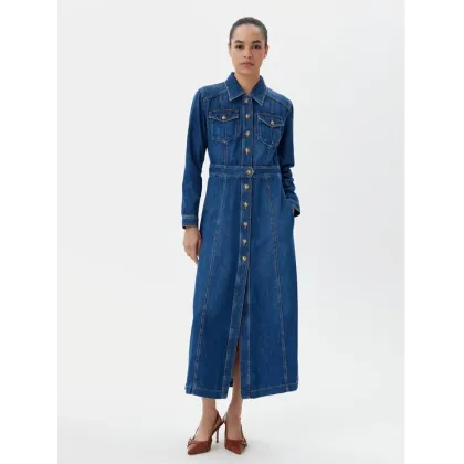Zdjęcie Luisa Spagnoli Sukienka jeansowa Pagella 541651 Niebieski Regular Fit