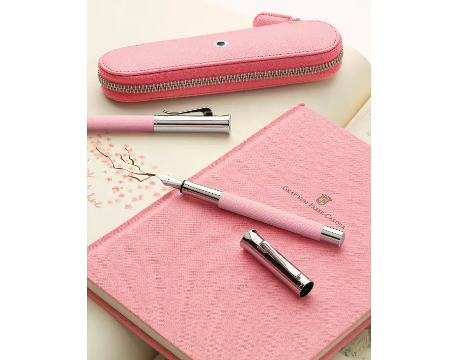 obrazek 5 Luksusowe różowe pióro wieczne Guilloche Yozakura - Graf von Faber-Castell