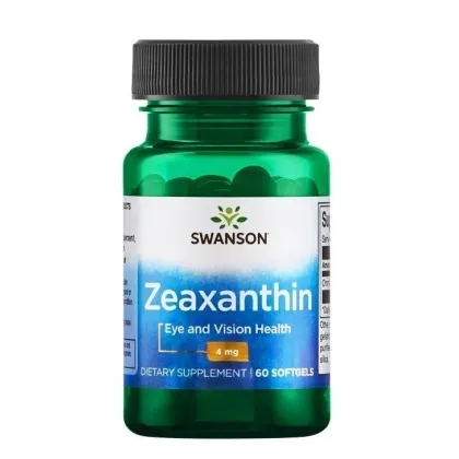 Zdjęcie Swanson Zeaksantyna Omnixan 4 mg Preparat na oczy Kapsułki