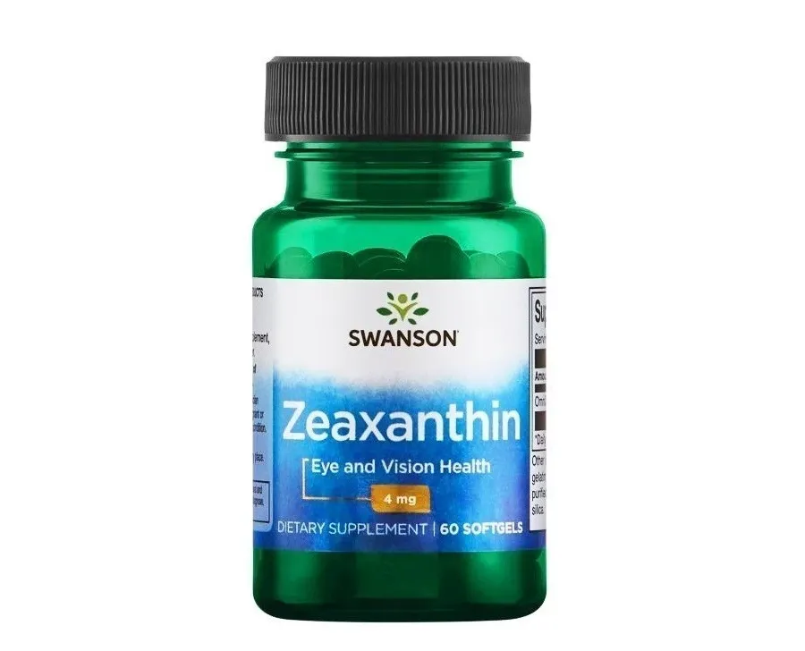 obrazek 1 Swanson Zeaksantyna Omnixan 4 mg Preparat na oczy Kapsułki