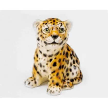 Picture A wonderful ceramic leopard figurine - Il Gattopardo