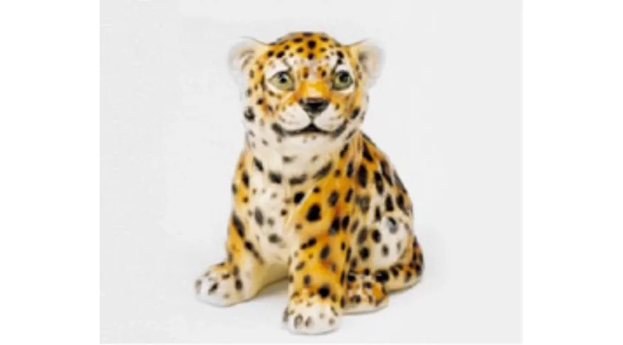 obrazek 1 Cudowna ceramiczna figurka lamparta - Il Gattopardo