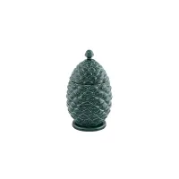 Zdjęcie Prestiżowy pojemnik ceramiczny w kolorze szmaragdowej zieleni - Bordallo Pinheiro