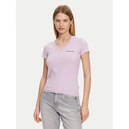 Zdjęcie Guess Jeans T-Shirt W4YI23 J1314 Fioletowy Slim Fit