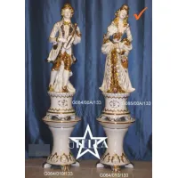 Zdjęcie Luksusowa ceramiczna figura kobiety