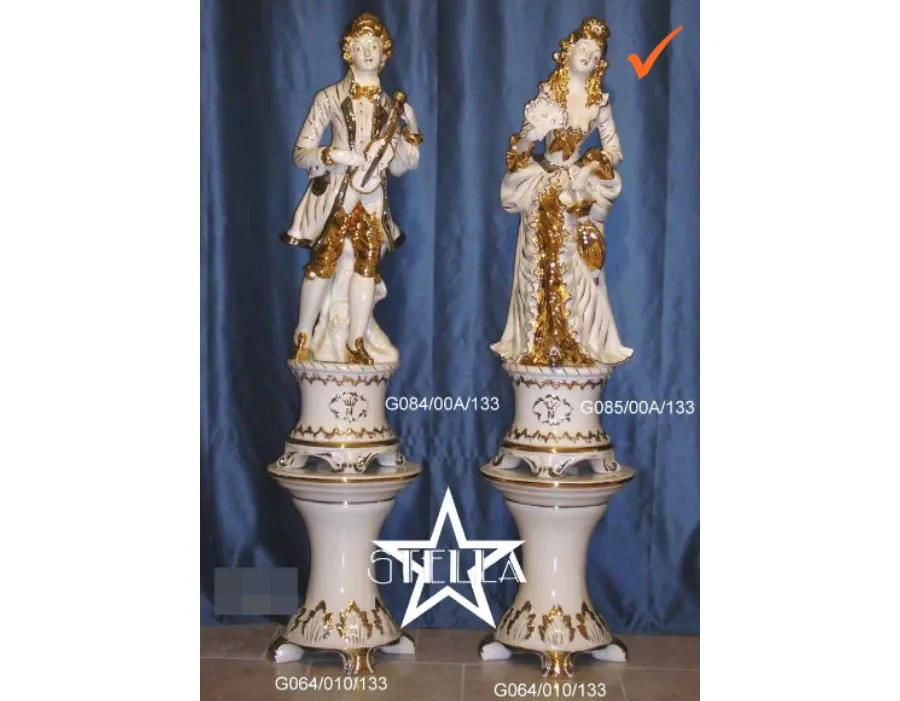 obrazek 1 Luksusowa ceramiczna figura kobiety