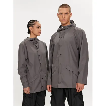 Zdjęcie Rains Kurtka przeciwdeszczowa Jacket W3 12010 Szary Regular Fit