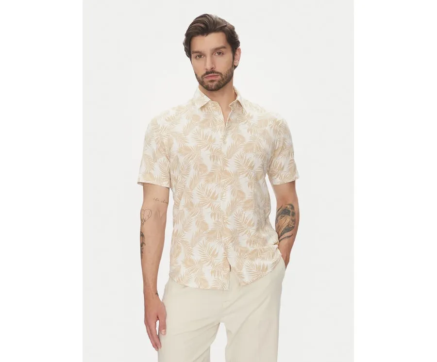 obrazek 1 Pierre Cardin Koszula C6 45017.0484 Beżowy Modern Fit