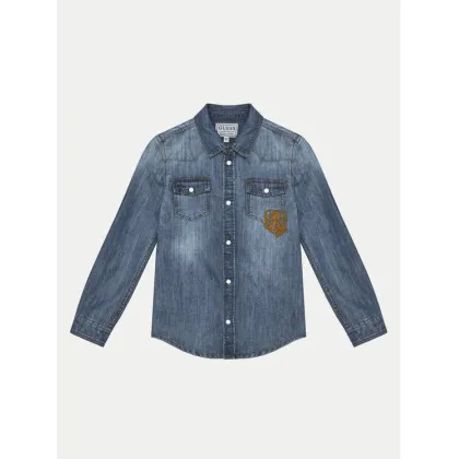 Zdjęcie Guess Koszula jeansowa L5RH00 D4UE0 Granatowy Regular Fit