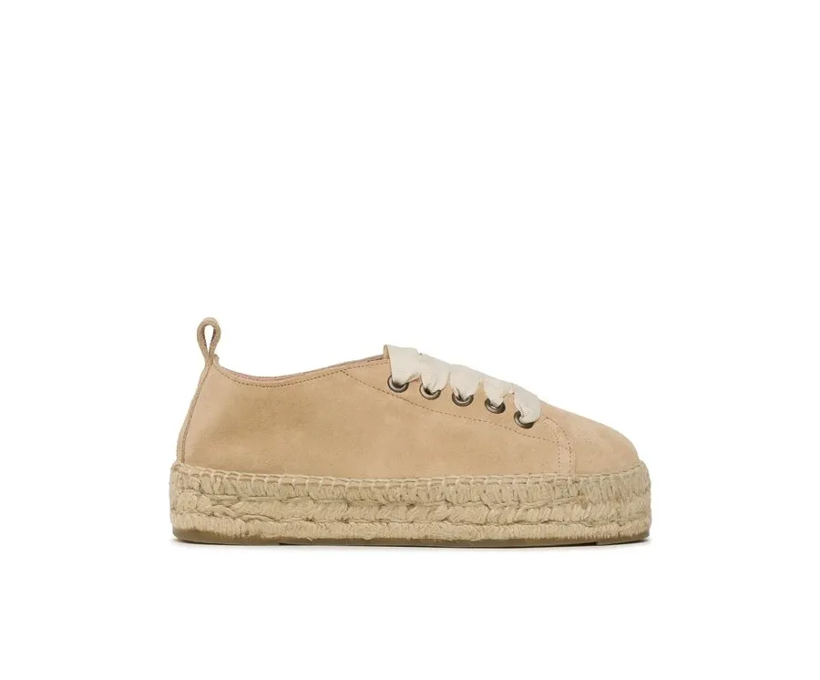 obrazek 1 Manebi Espadryle Lace-Up Espadrilles K 1.1 E0 Beżowy