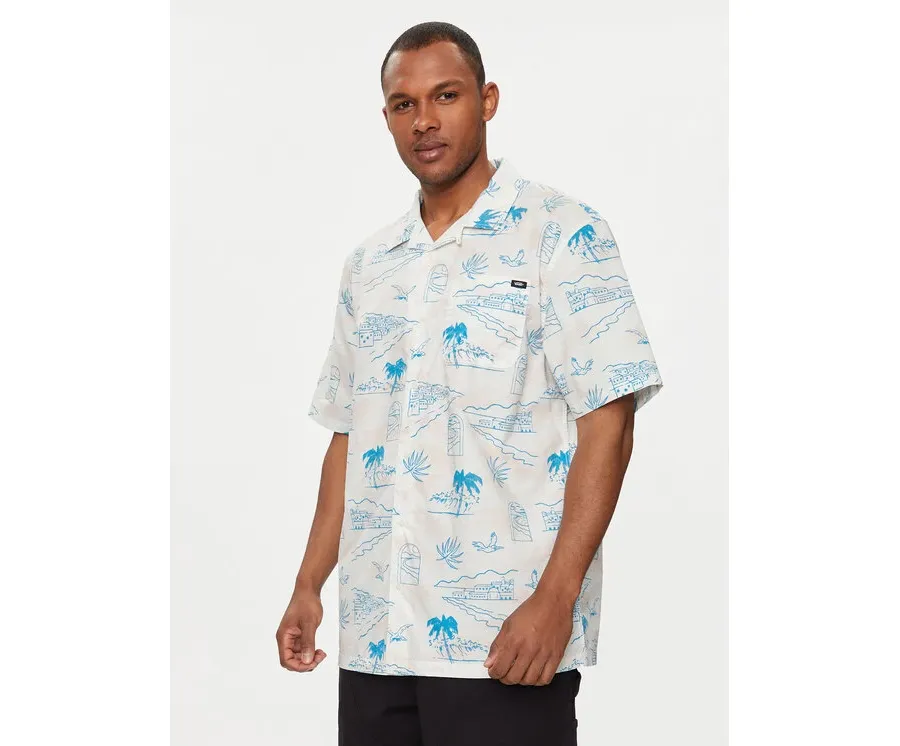 obrazek 1 Vans Koszula Davista Ss Woven VN000G7G Écru Regular Fit