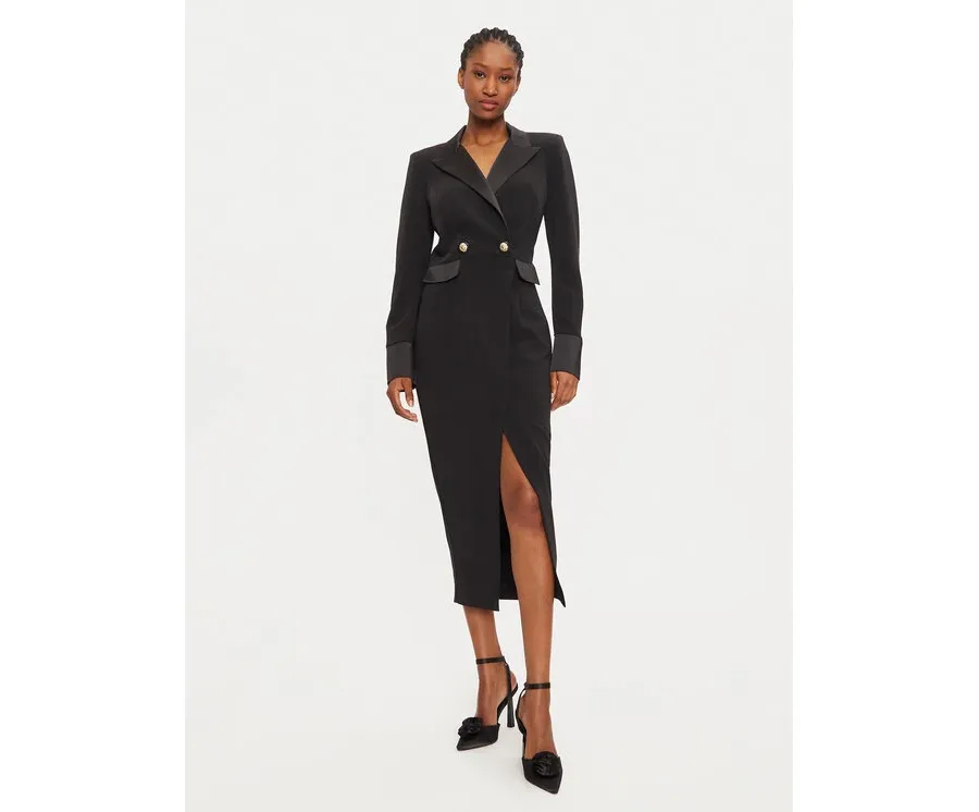 obrazek 1 Babylon Sukienka koktajlowa E00725 Czarny Regular Fit