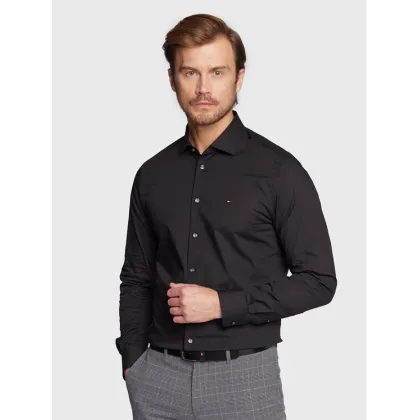 Zdjęcie Tommy Hilfiger Koszula MW0MW25040 Czarny Slim Fit