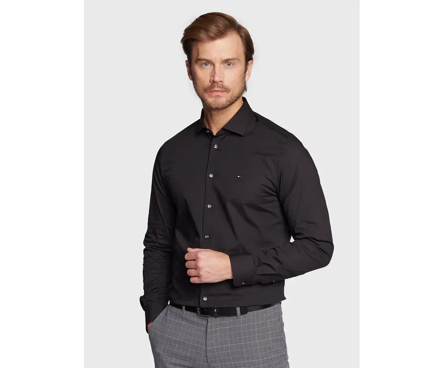 obrazek 1 Tommy Hilfiger Koszula MW0MW25040 Czarny Slim Fit