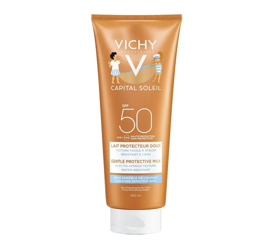 obrazek 1 Vichy Capital Soleil Ochronne mleczko do ciała dla dzieci SPF50+ 300 ml