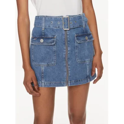 Zdjęcie Tommy Jeans Spódnica jeansowa DW0DW17668 Niebieski Regular Fit