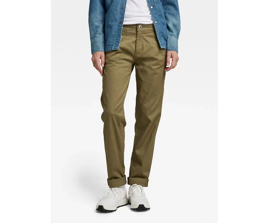 obrazek 1 G-Star Raw Chinosy D22539-C072-B212 Zielony Boyfriend Fit