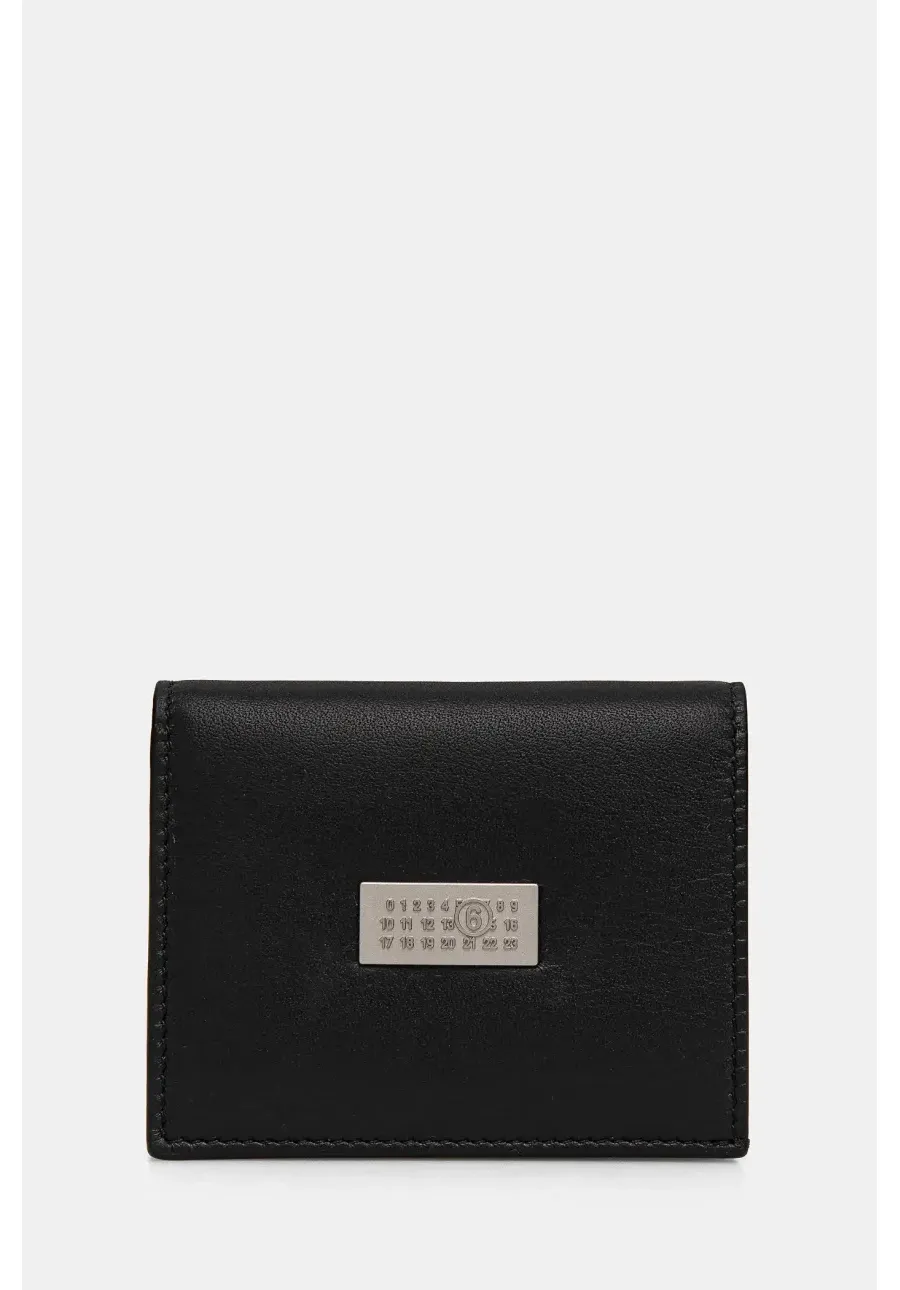 obrazek 1 MM6 Maison Margiela portfel skórzany kolor czarny SA5UI0015.P7258