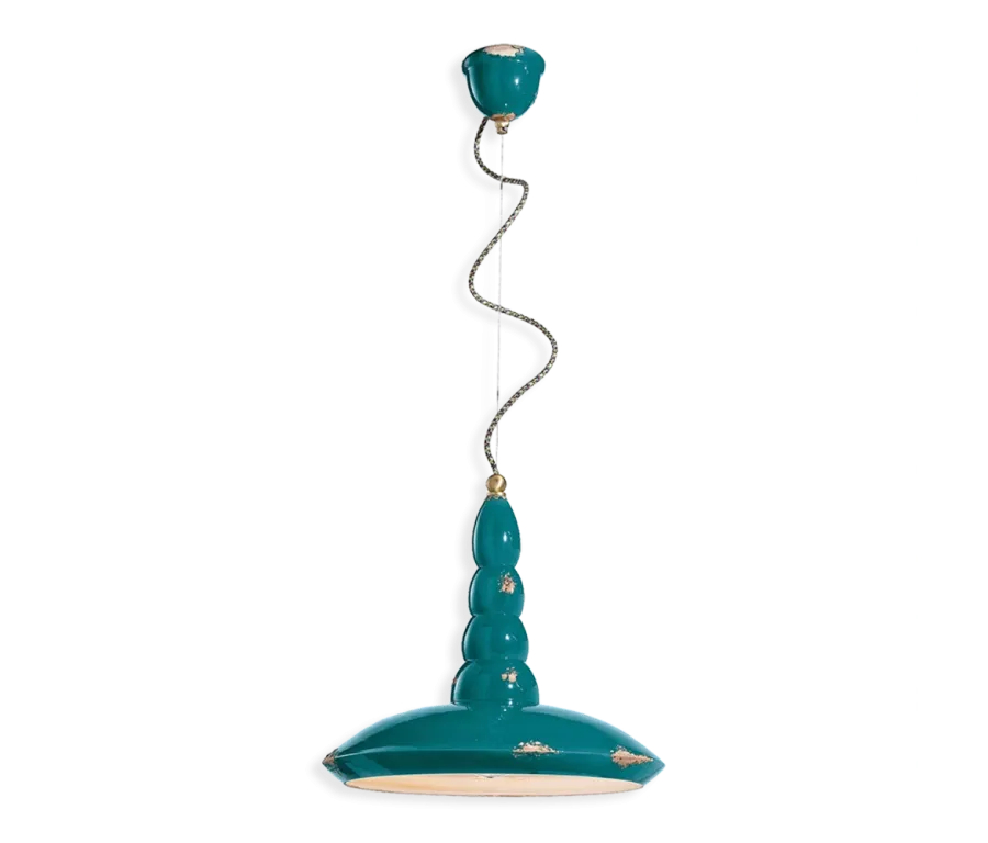 obrazek 7 Wyjątkowa włoska lampa wisząca w stylu vintage