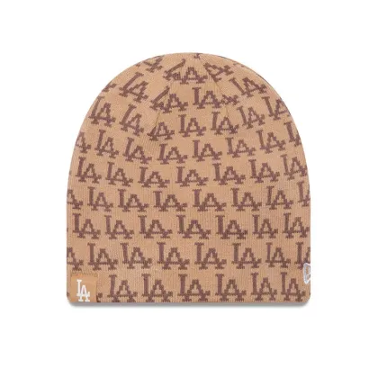 Zdjęcie New Era Czapka Jacquard Skull Bean 60565440 Beżowy