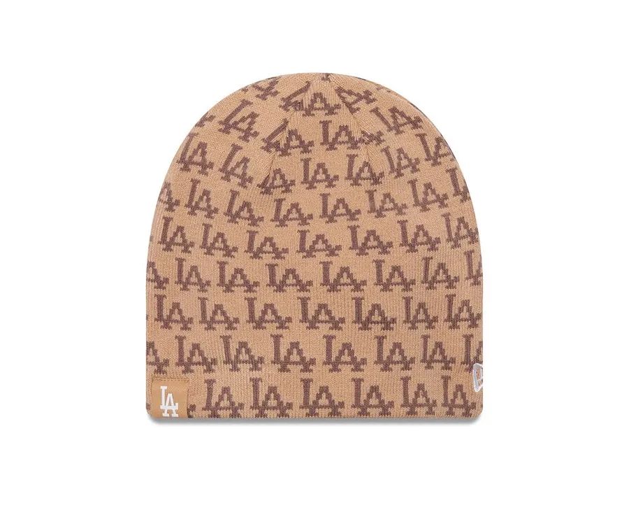 obrazek 1 New Era Czapka Jacquard Skull Bean 60565440 Beżowy