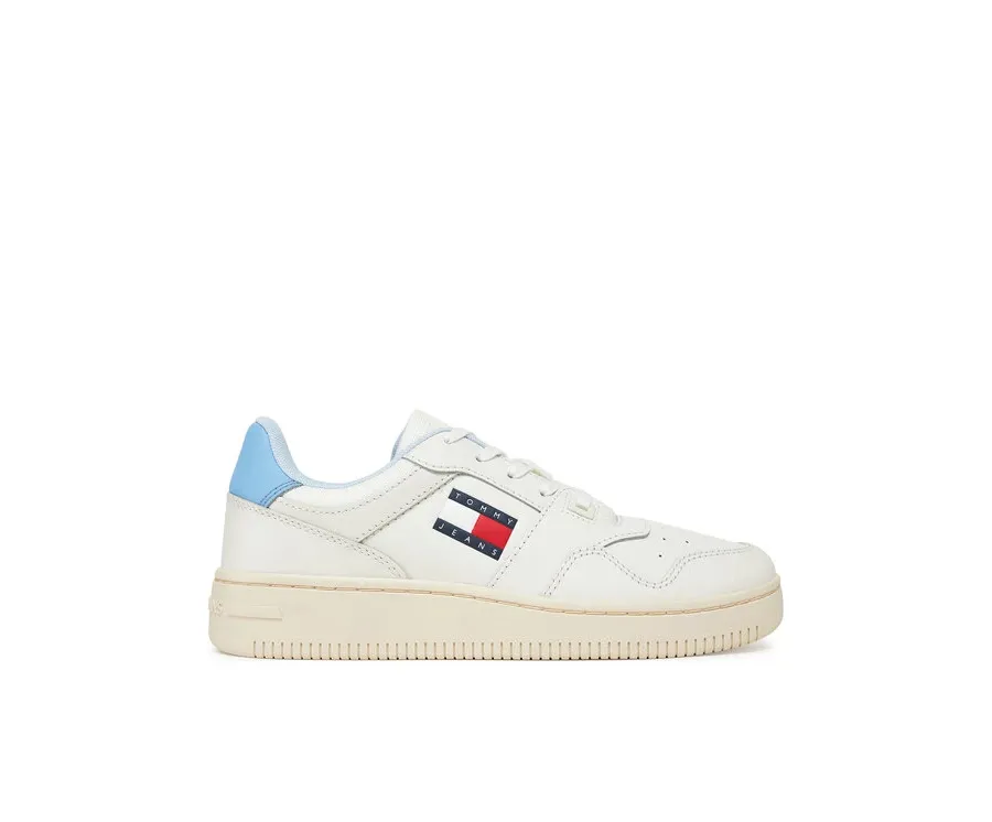 obrazek 1 Tommy Jeans Sneakersy Tjw Retro Basket Ess EN0EN02505 Błękitny