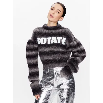 Zdjęcie ROTATE Sweter Mohair Knit RT2404 Szary Regular Fit