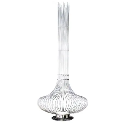 Zdjęcie Niezwykła lampa stojąca Onion do salonu lub gabinetu