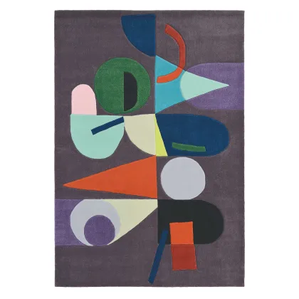 Picture Exclusive purple modern carpet - ESTELLA MOONLIGHT 878305