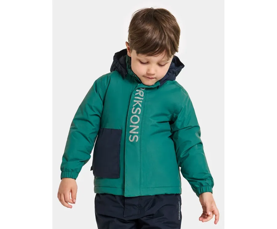 obrazek 1 Didriksons Kurtka zimowa Rio Kids Jkt 2 504971 Zielony