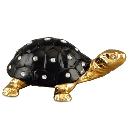 Zdjęcie Ceramiczne żółwie w dwóch kolorach