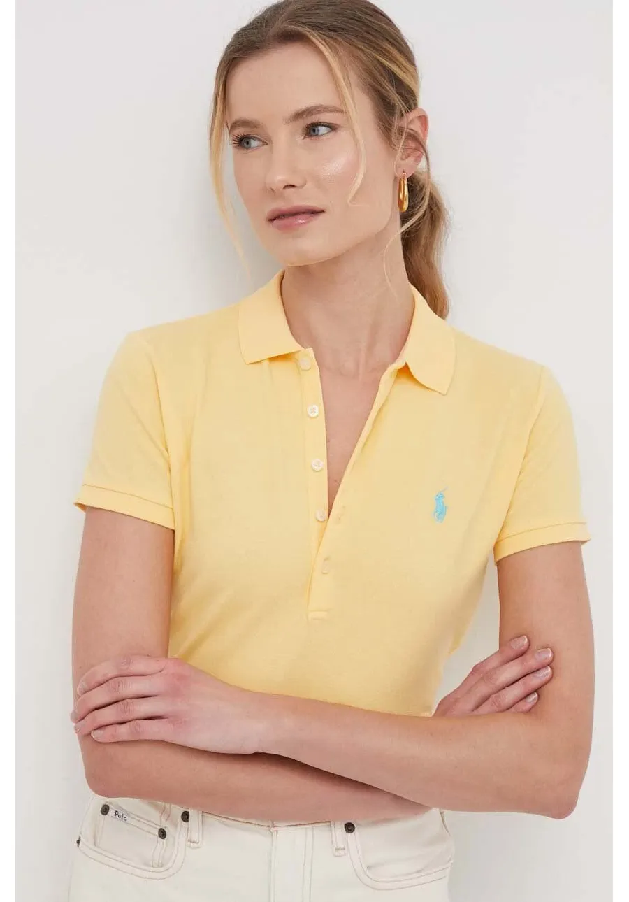 obrazek 1 Polo Ralph Lauren polo damski kolor żółty