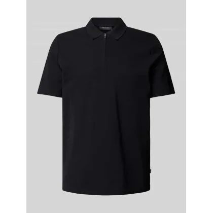 Zdjęcie Koszulka polo o kroju regular fit z krótkim zamkiem błyskawicznym