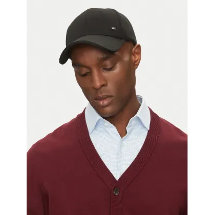 Zdjęcie Tommy Hilfiger Czapka z daszkiem Corp Flannel AM0AM13164 Czarny