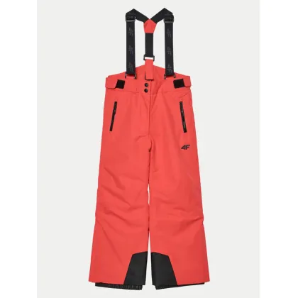 Zdjęcie 4F Spodnie narciarskie 4FJWAW24TFTRF662 Czerwony Regular Fit