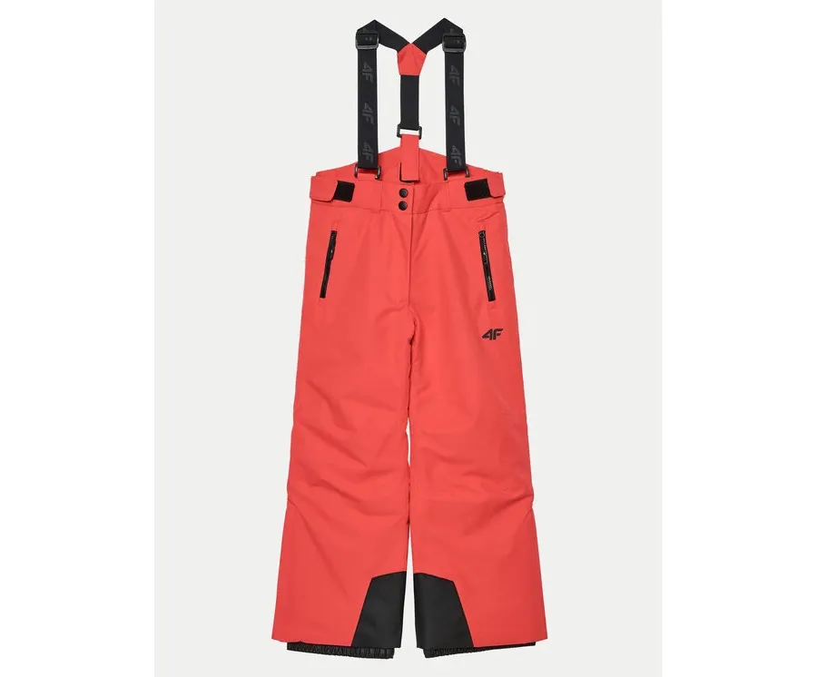 obrazek 1 4F Spodnie narciarskie 4FJWAW24TFTRF662 Czerwony Regular Fit