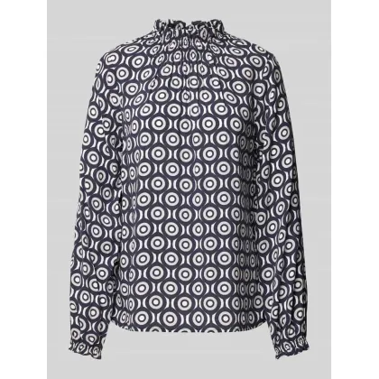 Zdjęcie Bluzka o kroju regular fit z wiskozy ze stójką