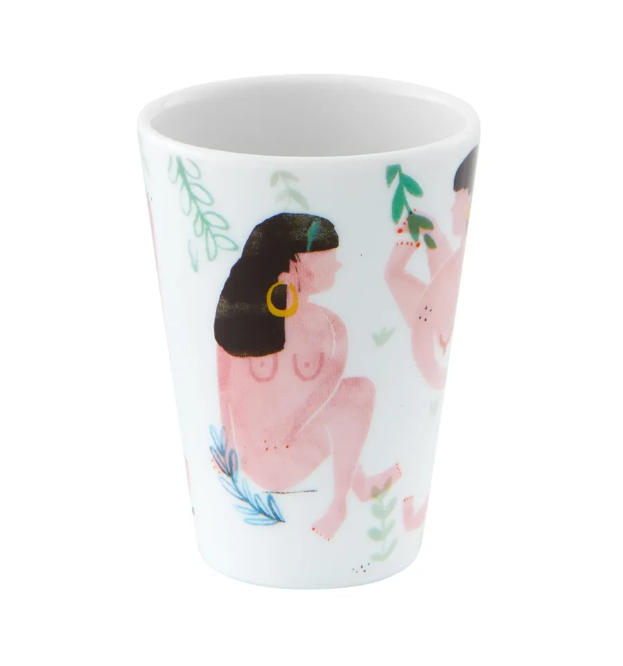 obrazek 2 Nietypowa porcelanowa filiżanka do kawy ze spodkiem