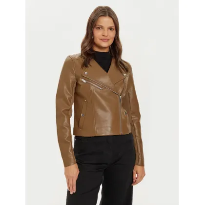 Zdjęcie Vero Moda Kurtka z imitacji skóry Riley 10302441 Brązowy Slim Fit