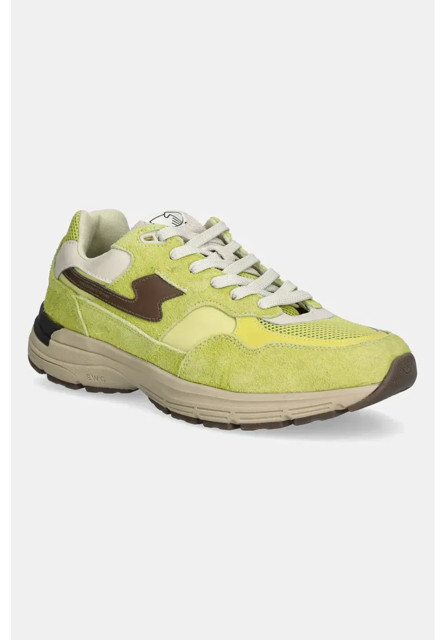 obrazek 1 Stepney Workers Club sneakersy Amiel S-Strike Geo-Merged męskie kolor zielony YP03235