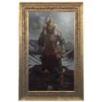 Zdjęcie Portret Czyngis-chana, szkoła włoska XVIII wieku, obraz olejny na płótnie