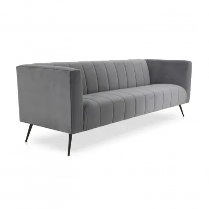 Zdjęcie Szara elegancka sofa 4-osobowa w nowoczesnym stylu - Sevensedie