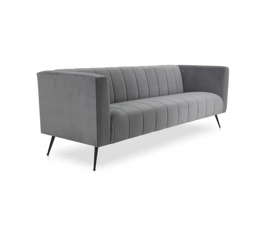 obrazek 1 Szara elegancka sofa 4-osobowa w nowoczesnym stylu - Sevensedie