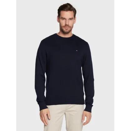 Zdjęcie Tommy Hilfiger Sweter MW0MW28046 Granatowy Regular Fit