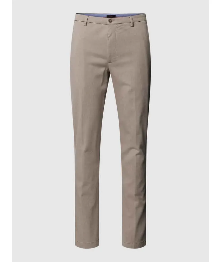 obrazek 1 Spodnie materiałowe o kroju slim fit z dodatkiem streczu model ‘CiBrody’