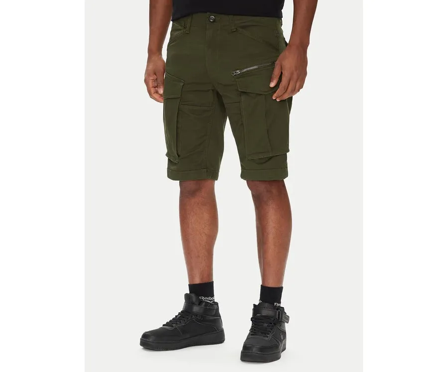 obrazek 1 G-Star Raw Szorty materiałowe Rovic Zip D26214-5126 6059 Khaki Relaxed Fit