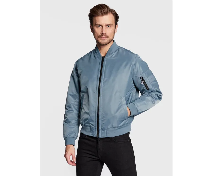 obrazek 1 Calvin Klein Kurtka bomber Hero K10K109907 Niebieski Relaxed Fit