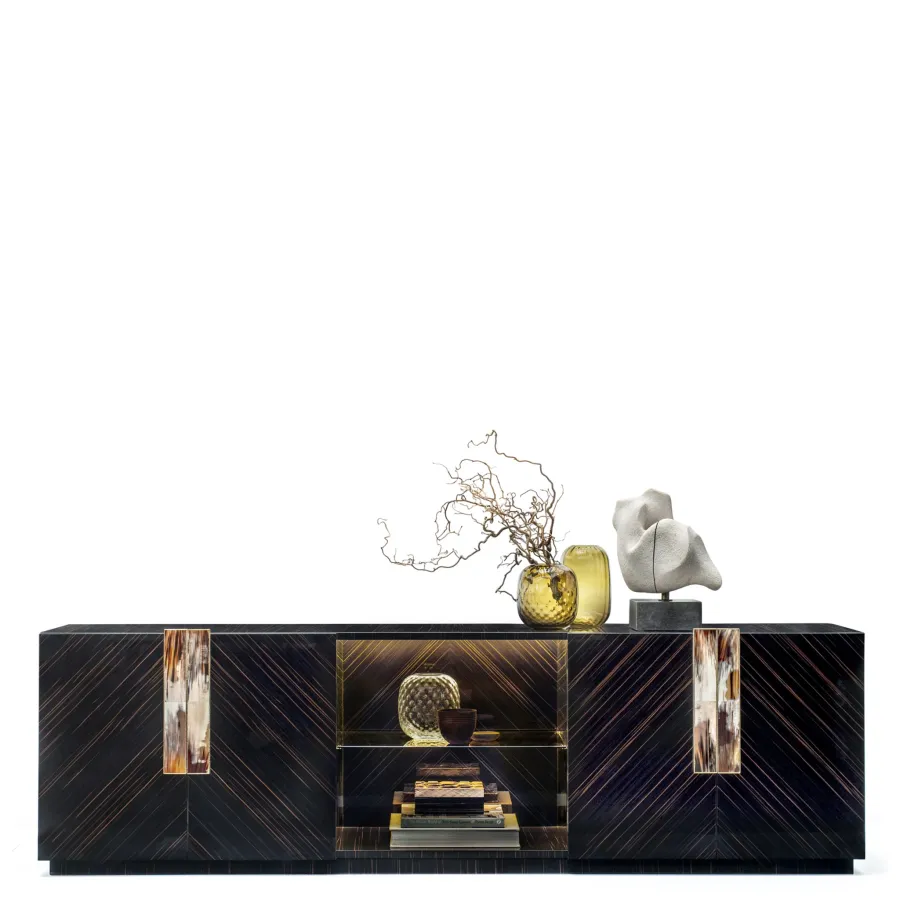 obrazek 1 Włoska wyjątkowa pozioma 4 drzwiowa szafka z najwyższej jakości materiałów - Arcahorn