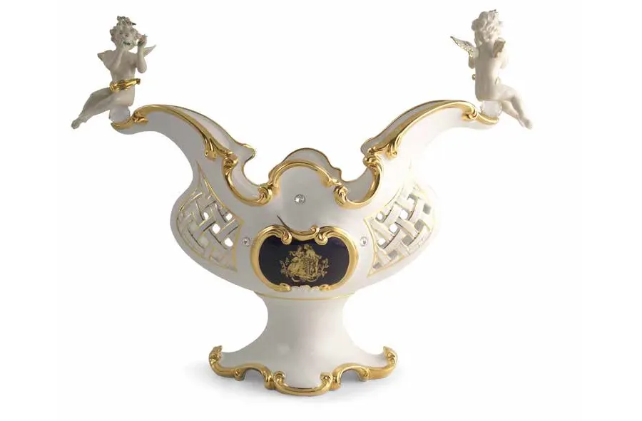 picture 1 Baroque Italian compote with angels - Bruno Costenaro