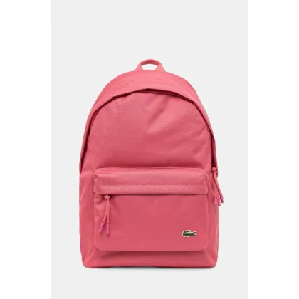 Zdjęcie Lacoste plecak kolor różowy duży gładki NU4592NE
